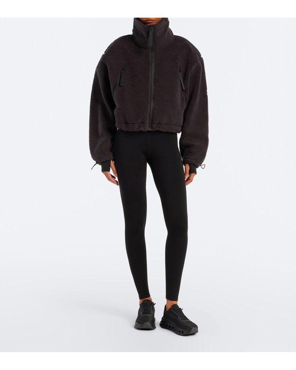 Adidas By Stella McCartney Black Teddy Jacket
