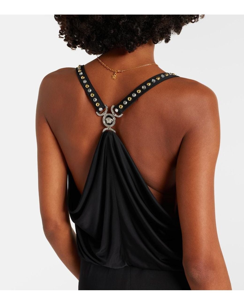 Versace Black Strap Dress