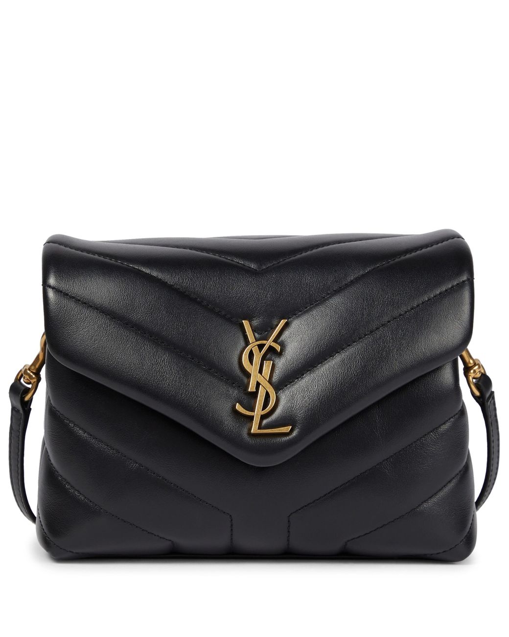 saint laurent women's loulou toy leather shoulder bolsa
