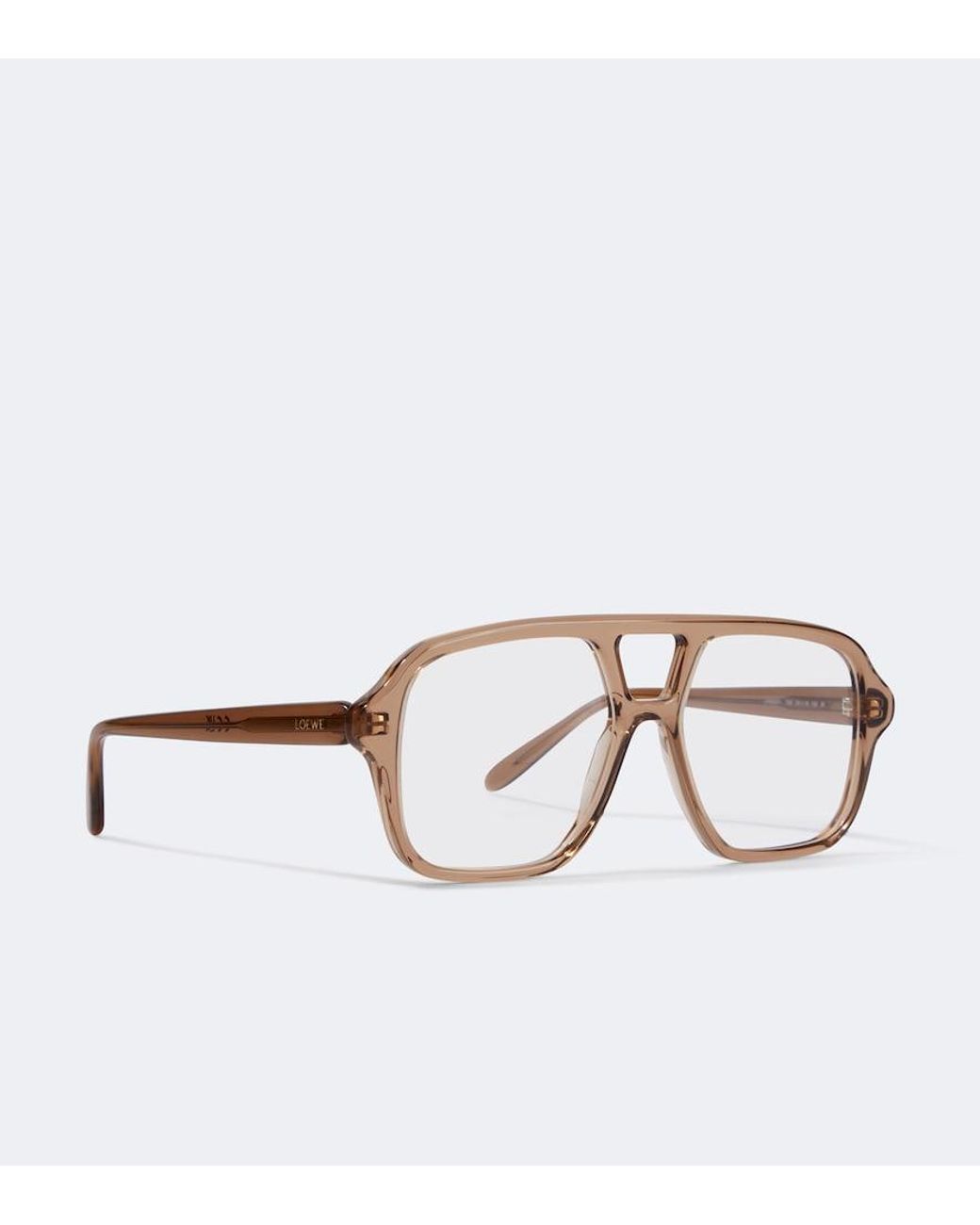 Loewe Brown Slim Navigator Glasses for men