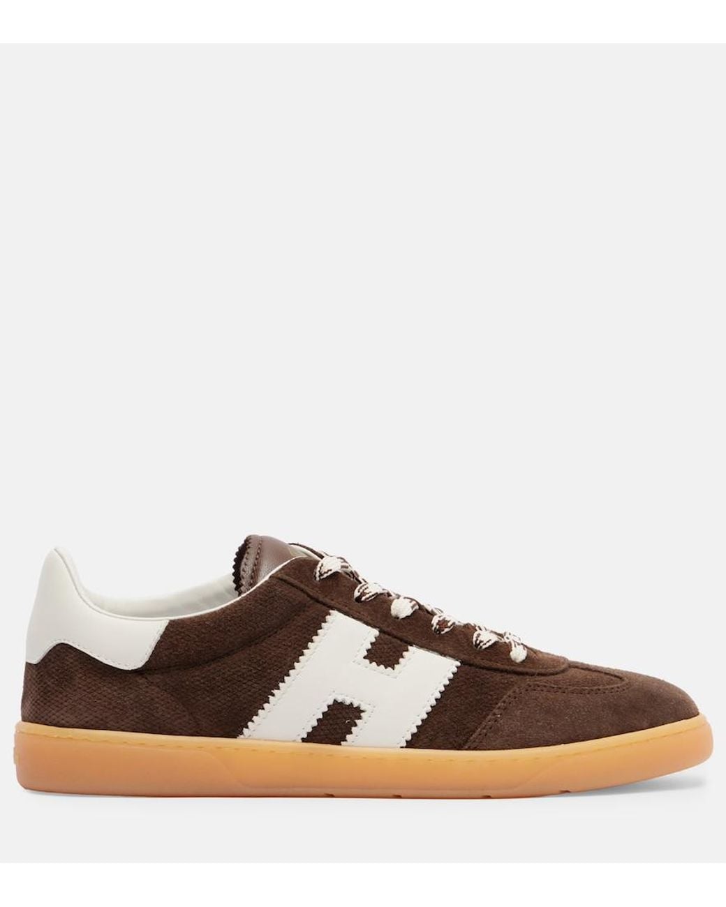 Hogan Brown Cool Suede Sneakers