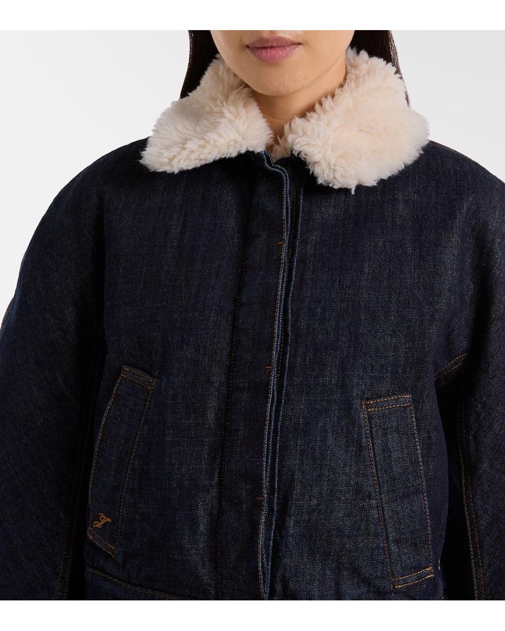 Jacquemus Blue Denim Blouson Jacket