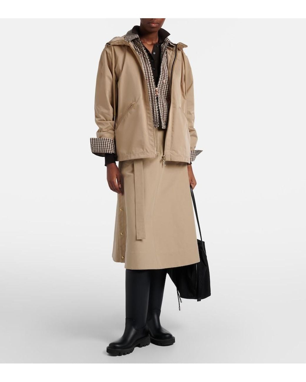 Moncler Natural Cassiopea Gabardine Jacket