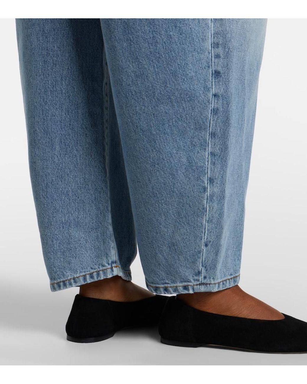 Rohe Blue Barrel-Leg Jeans