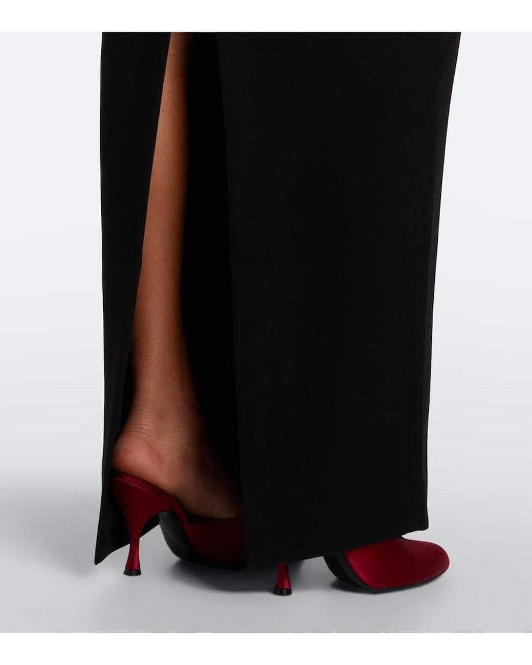 Roland Mouret Black Crepe Gown