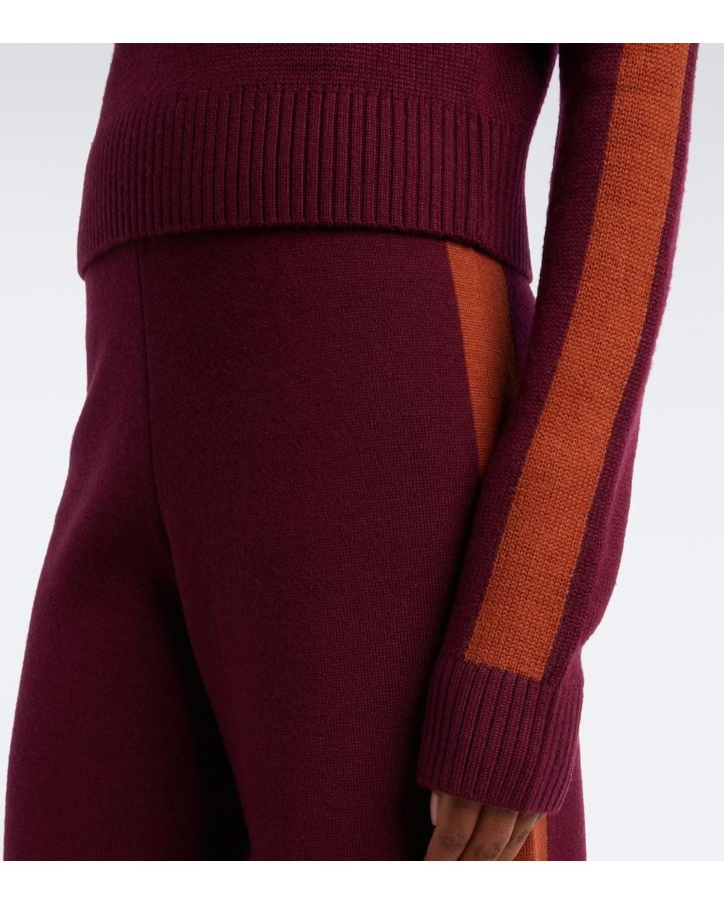 Perfect Moment Purple La Tour Wool Half-Zip Ski Top