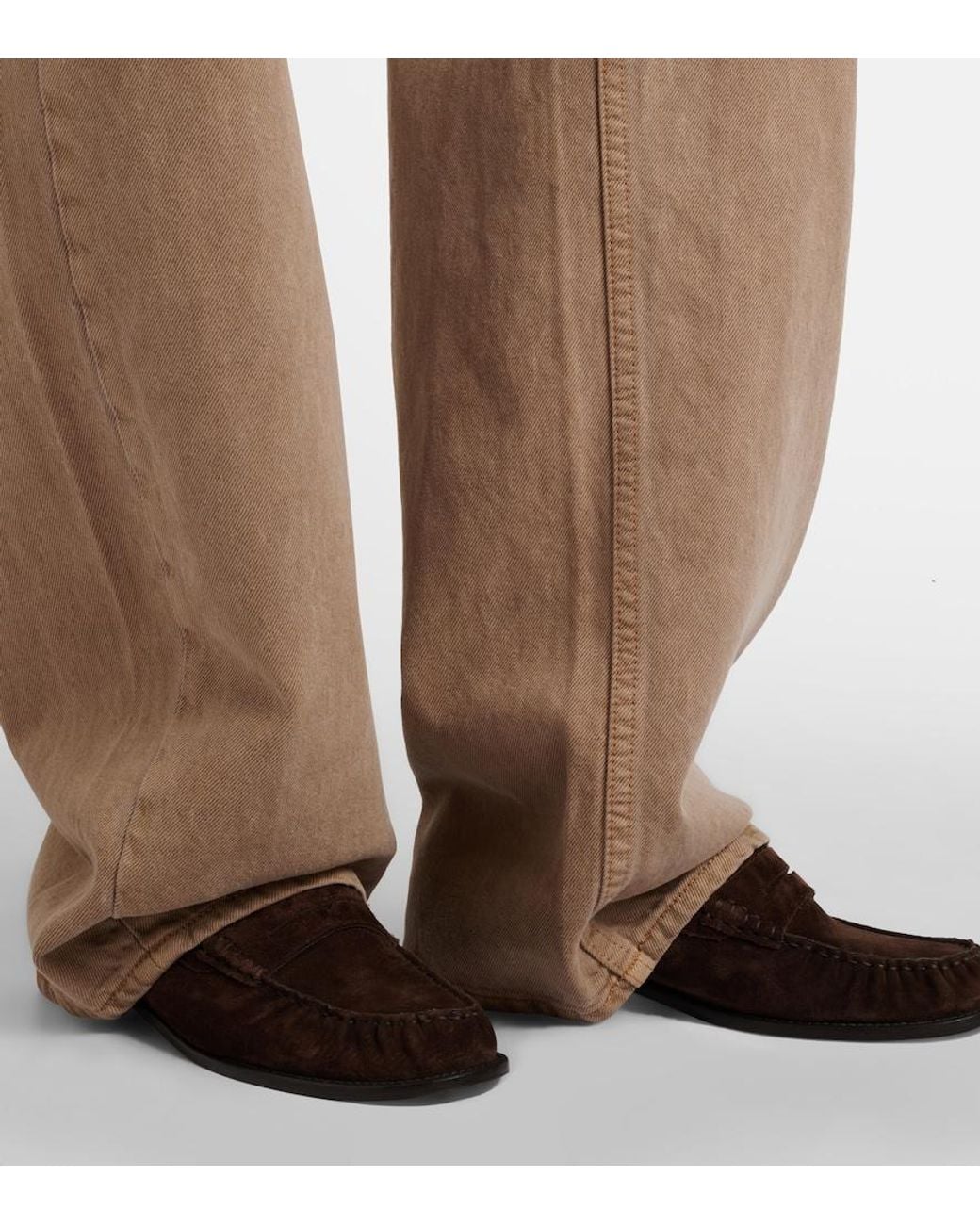SLVRLAKE Denim Natural Cassie High-Rise Straight Jeans