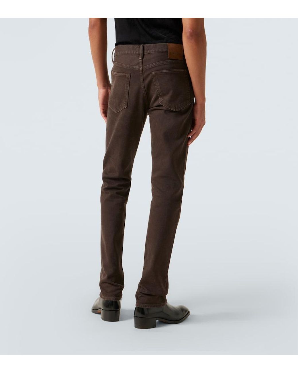 Tom Ford Brown Slim Jeans for men