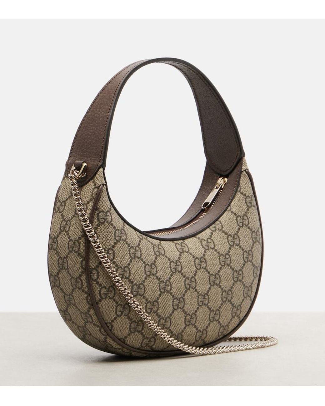 Gucci Gray "Ophidia" Handbag Small