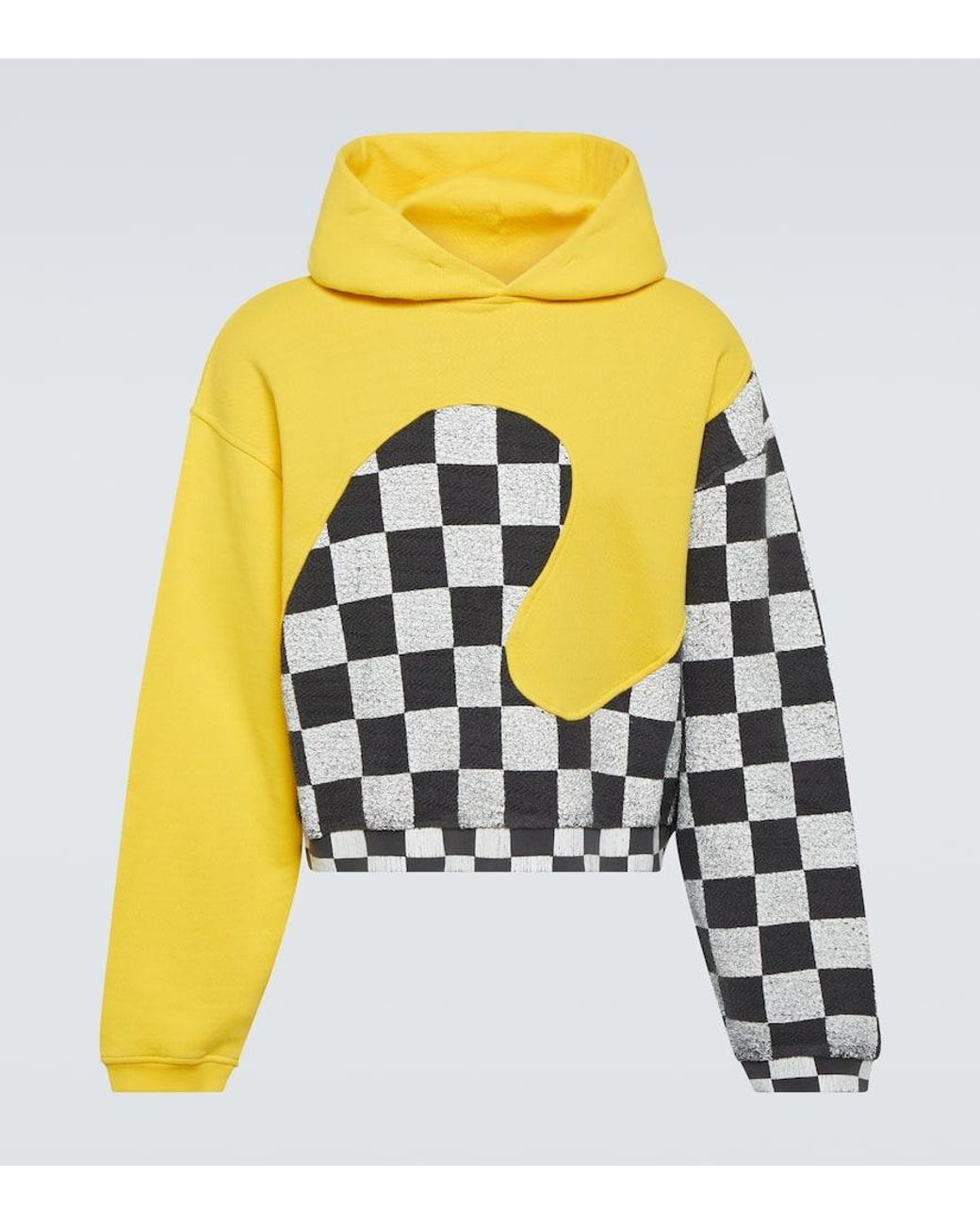Checkerboard childish hoodie sales