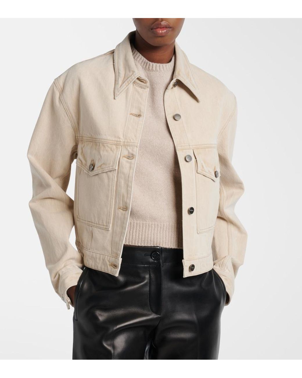 Khaite Natural Tomer Denim Jacket