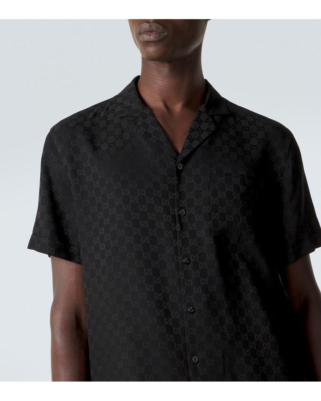 Camicia Bowling di Gucci in Black da Uomo