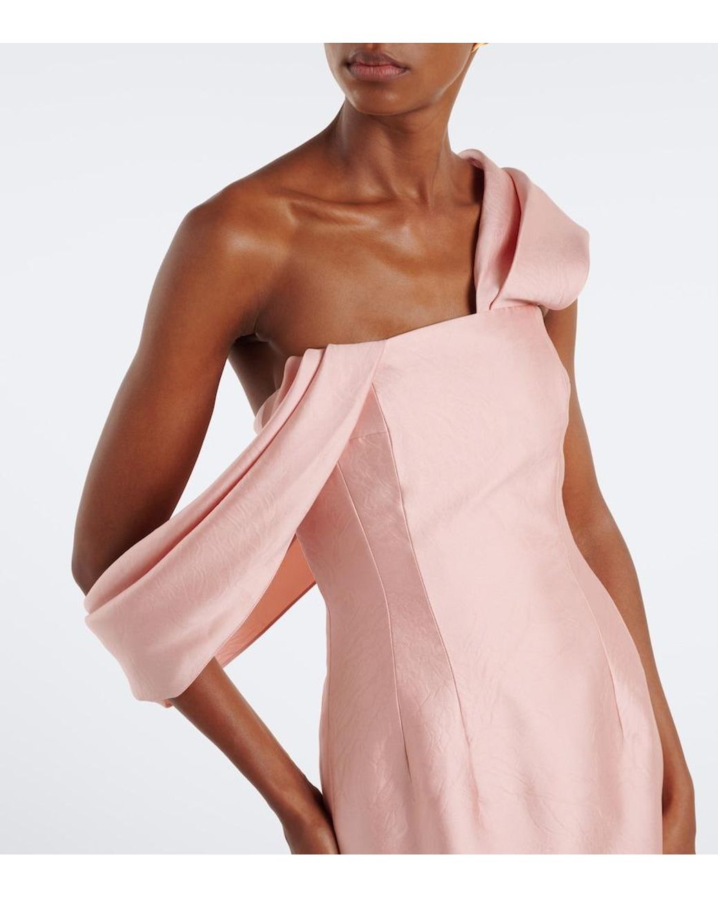 Emilia Wickstead Pink Kiana Corset Gown