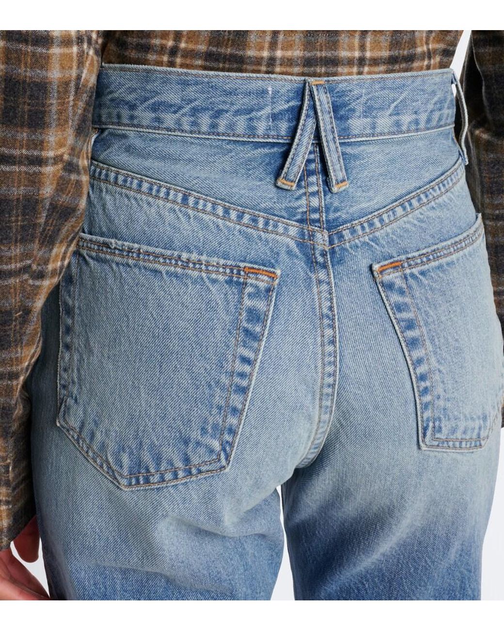 SLVRLAKE Denim Blue London Straight Jeans