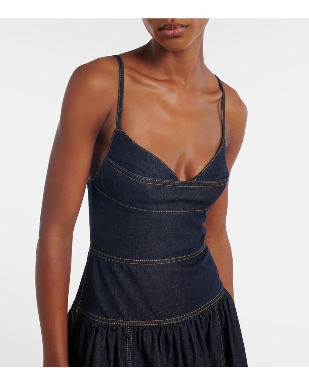 Zimmermann Blue Denim Midi Dress