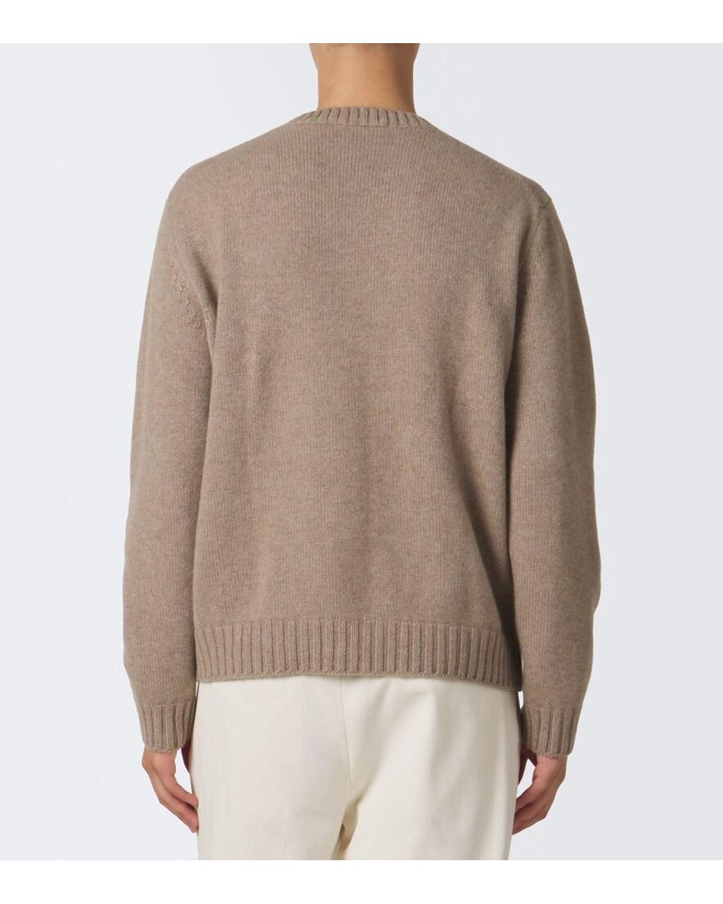 Saman Amel Brown Elio Cashmere Sweater for men