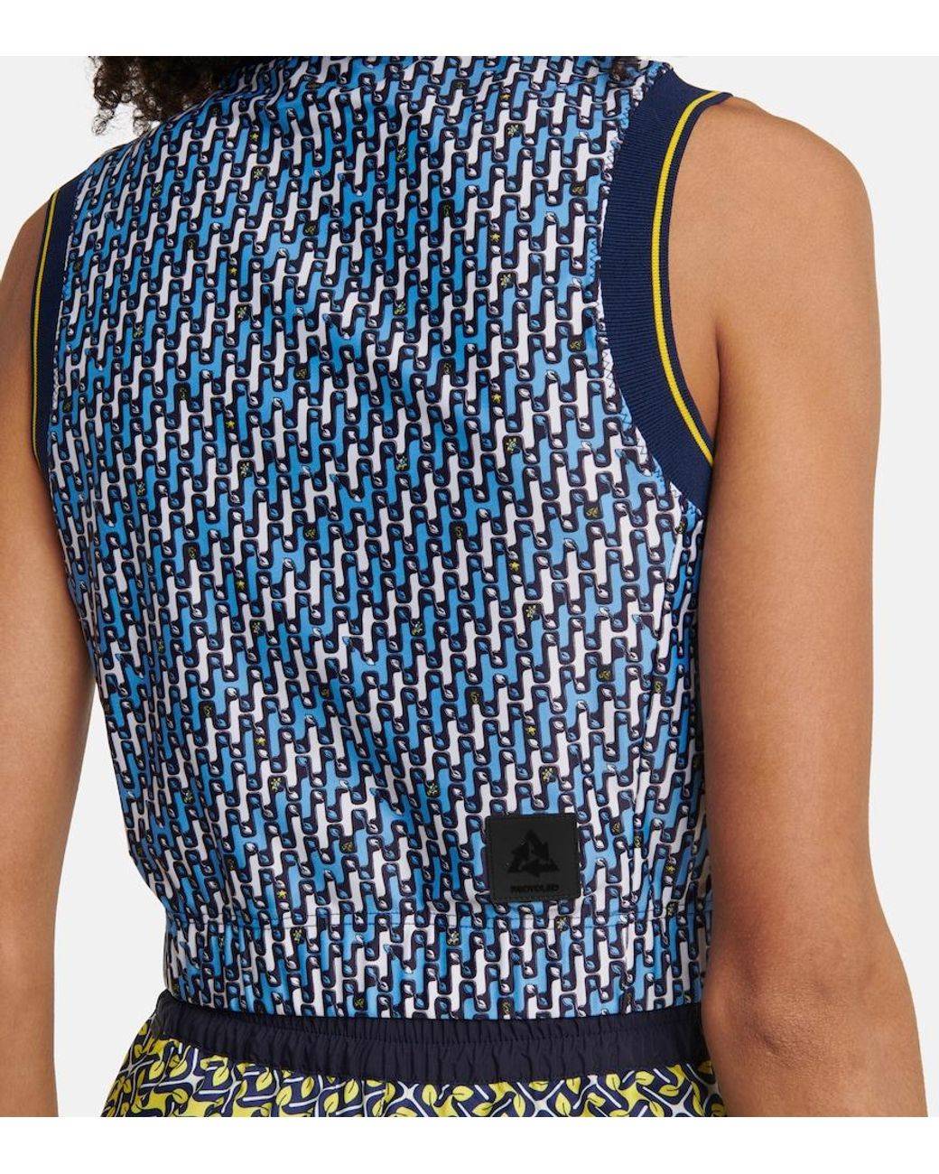 Top Estampado Moncler de color Blue