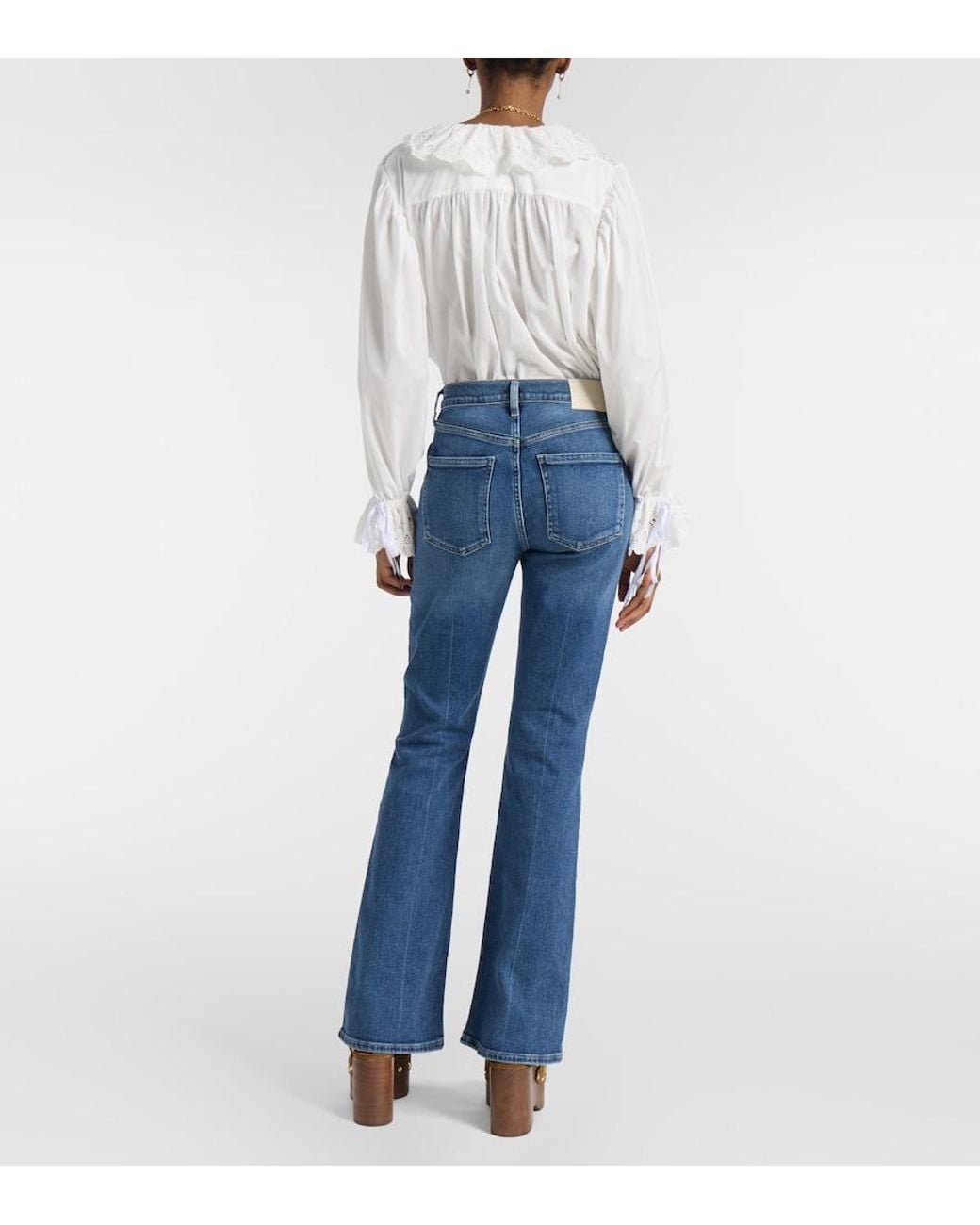 Citizens of Humanity Blue Lilah High-Rise Flared Jeans