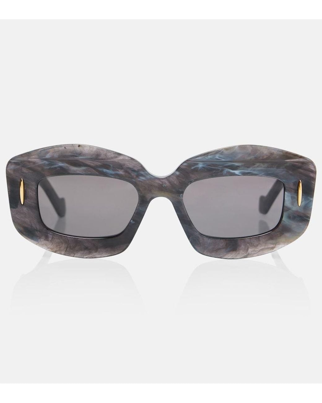 Loewe Gray Screen Rectangular Sunglasses