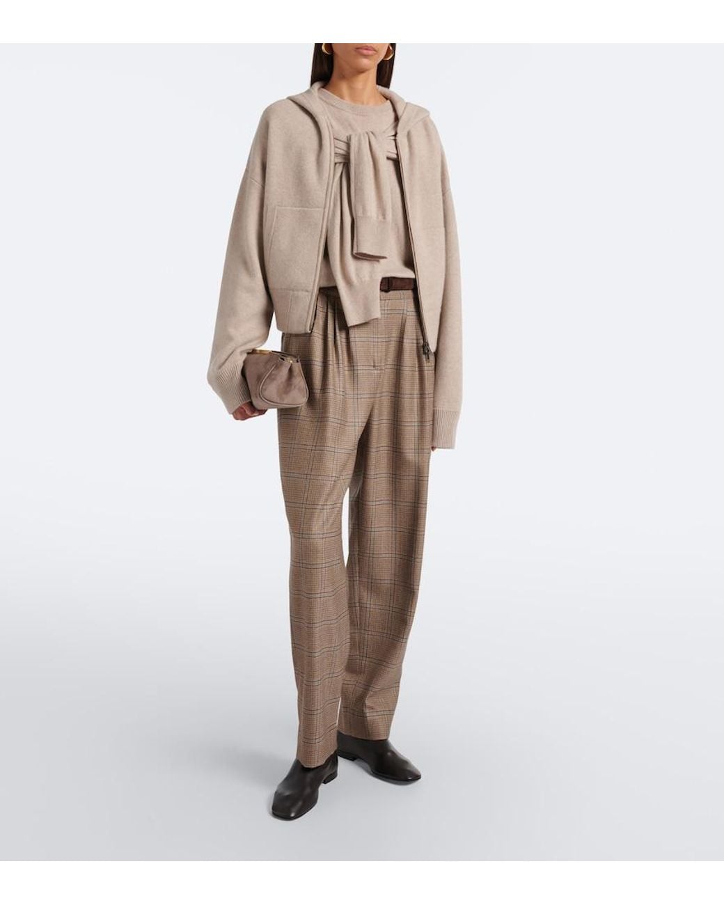 Lisa Yang Natural Lilia Cashmere Cardigan