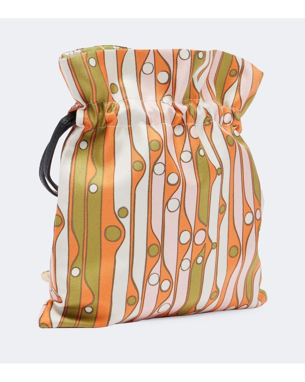 LaDoubleJ White Printed Pouch