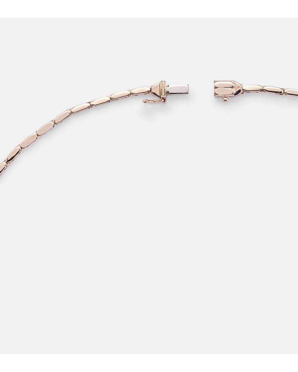 Suzanne Kalan Natural 18Kt Rose Necklace With Rubies