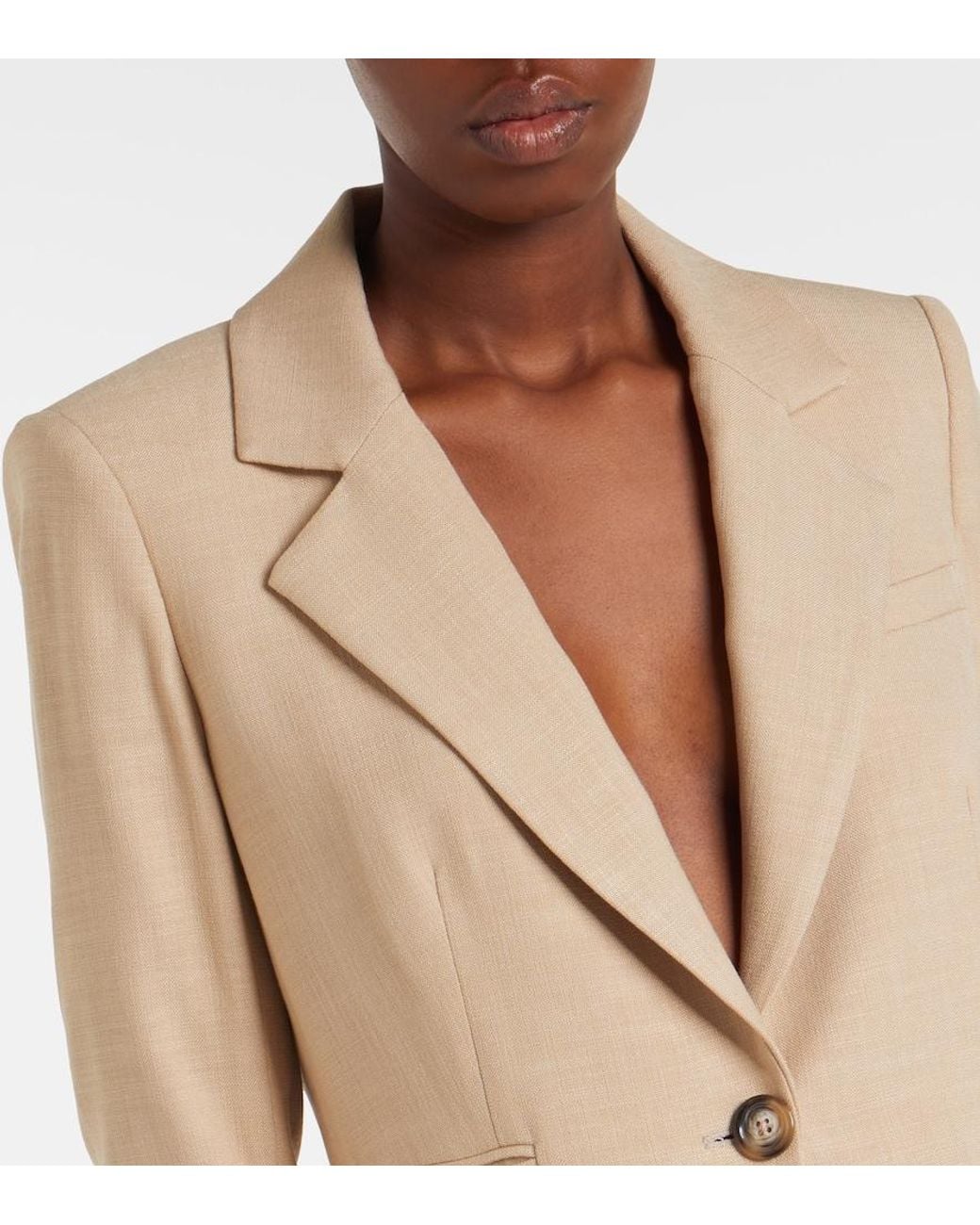 Veronica Beard Natural Battista Blazer