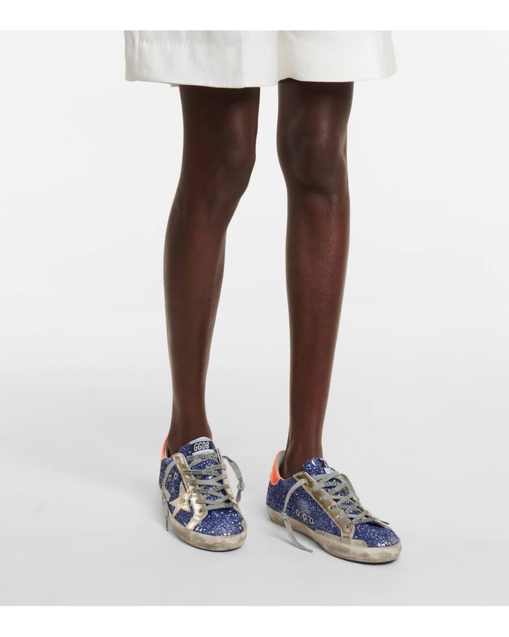 スニーカー Golden  Deluxe Brand Super-Star Sneakers In Smooth Leat Golden Goose Super-Star leather sneakers Golden Goose Deluxe