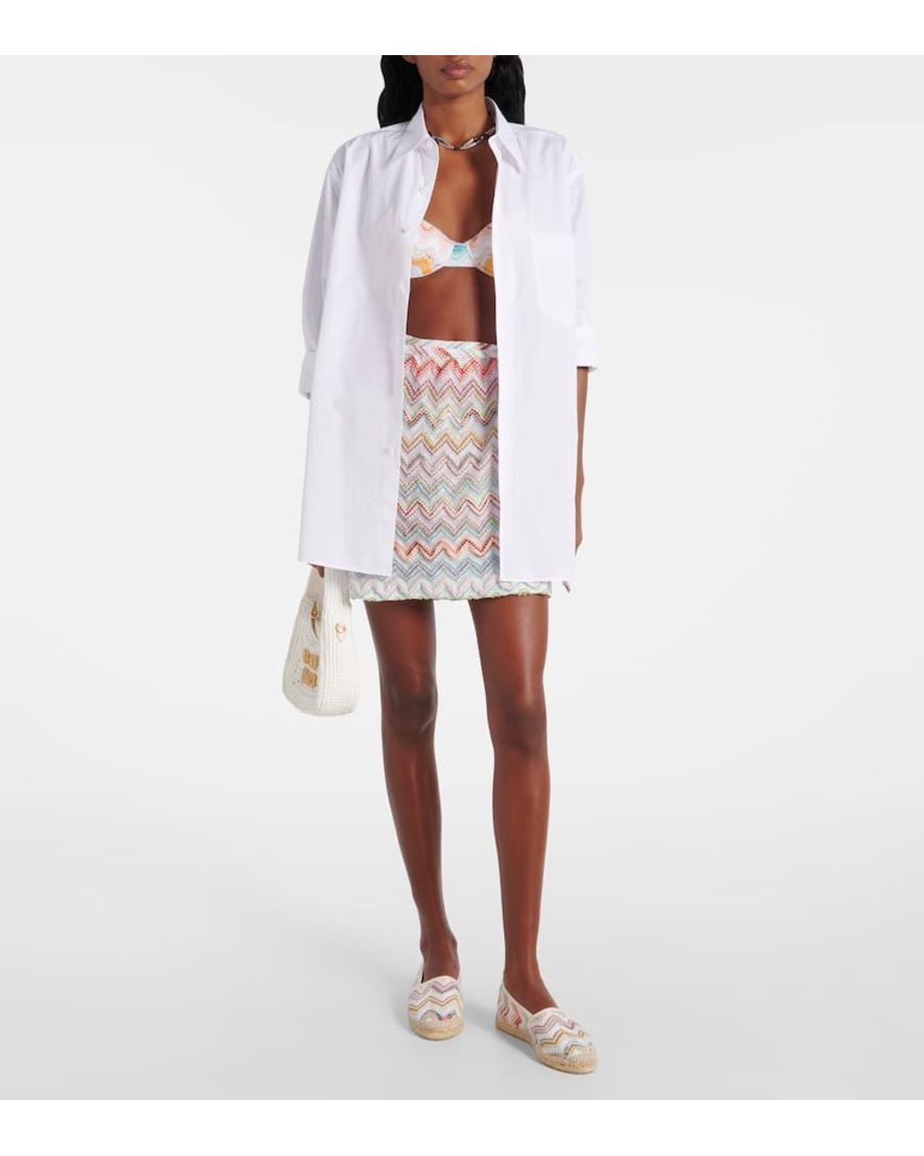 Missoni Elle Zig Zag Raschel Espadrilles | Lyst