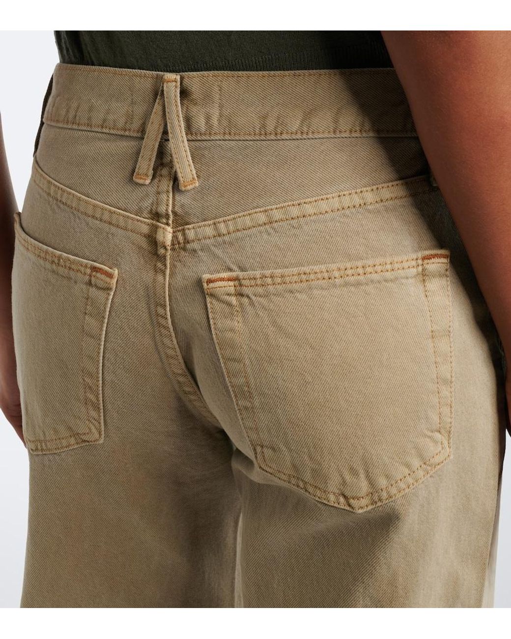 SLVRLAKE Denim Natural Hunter Cropped Straight Jeans
