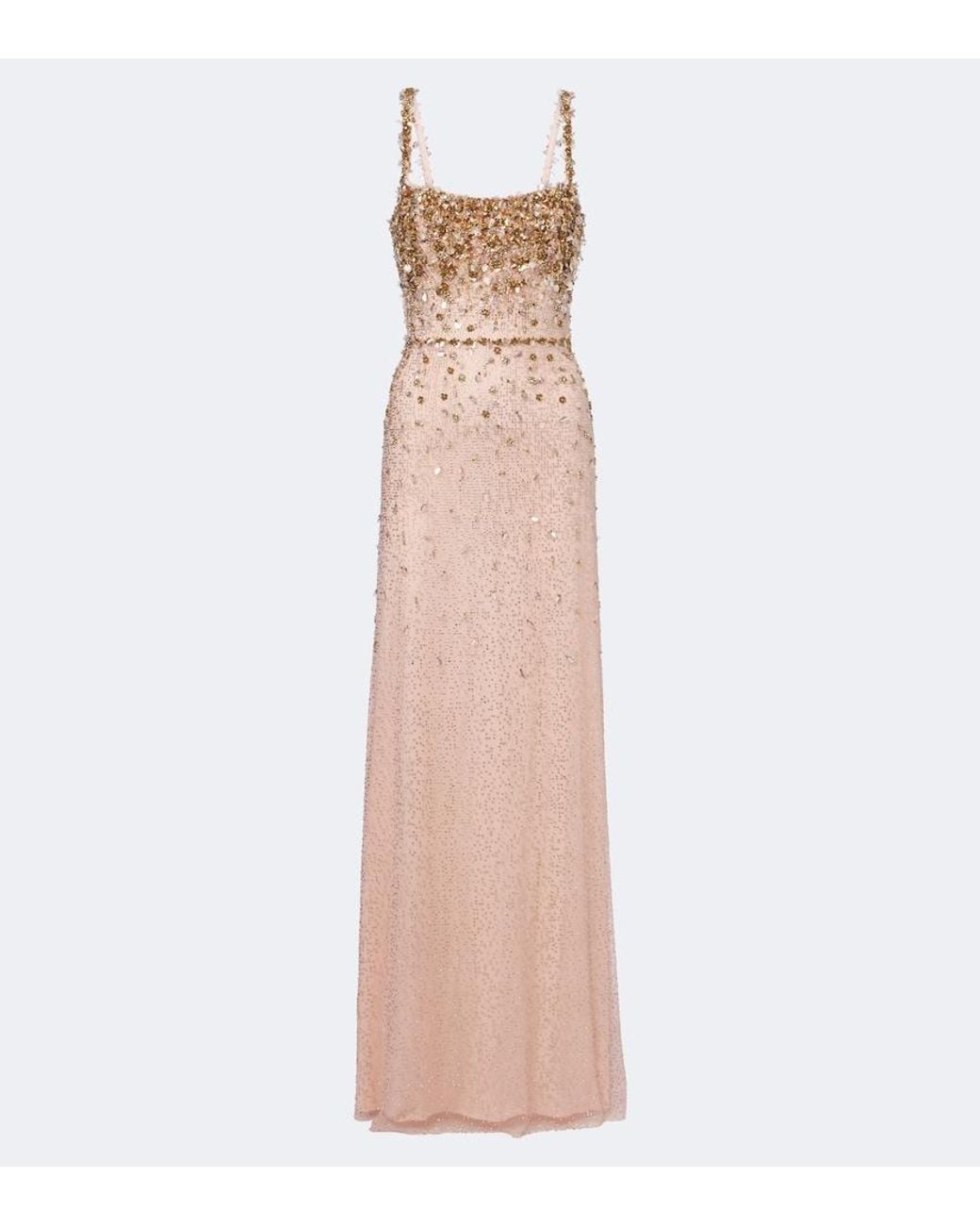 Jenny Packham Pink Solstice Embellished Gown