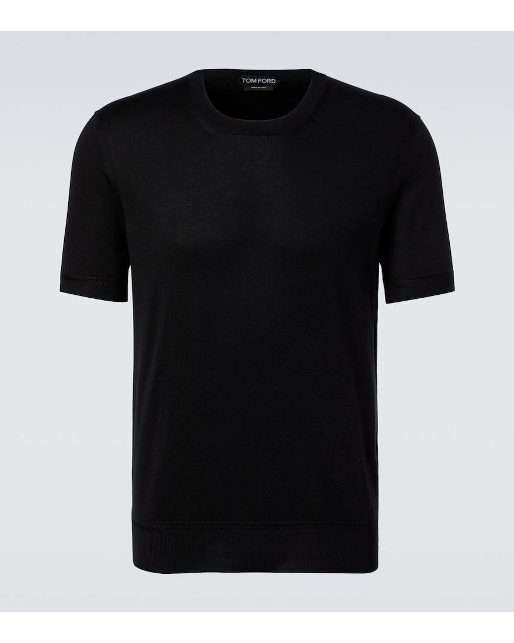Tom Ford Black Cotton Sweater for men