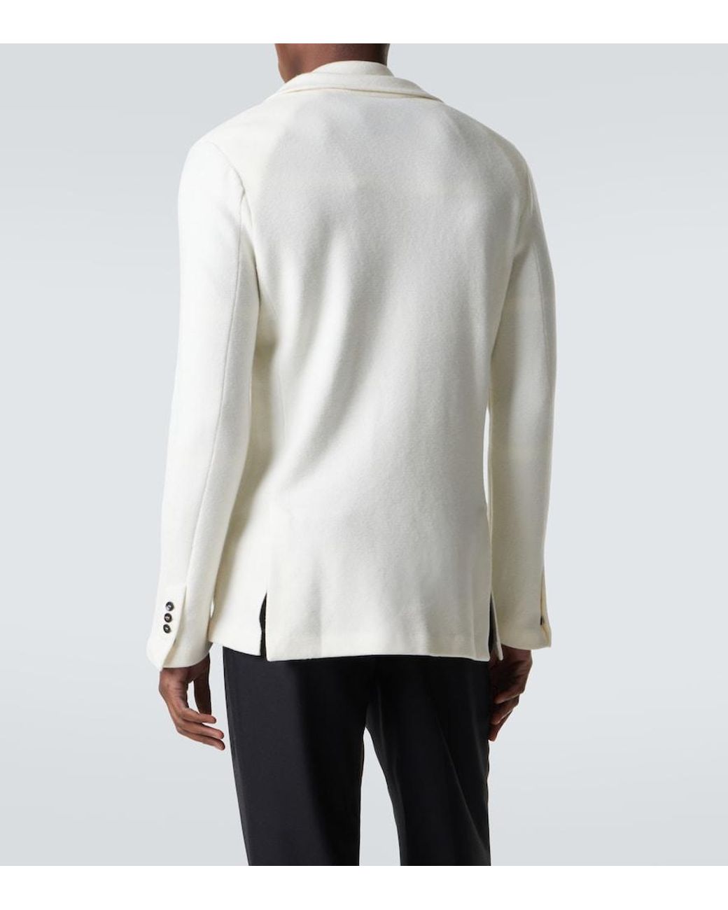arch4 White Mr Poole Wool And Cashmere Blazer for men