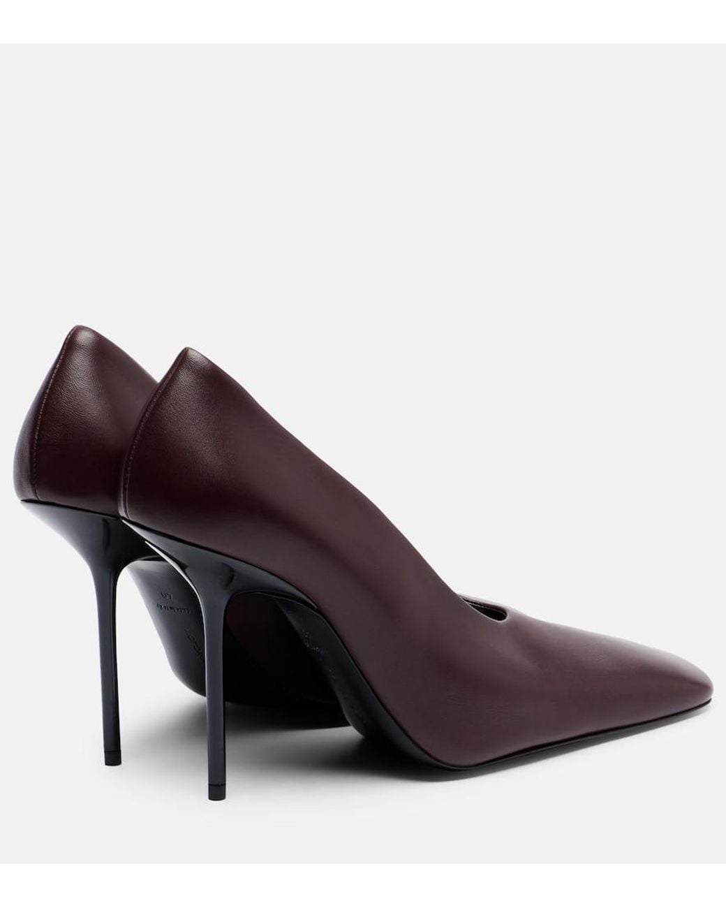 Victoria Beckham Brown 100 Leather Pumps