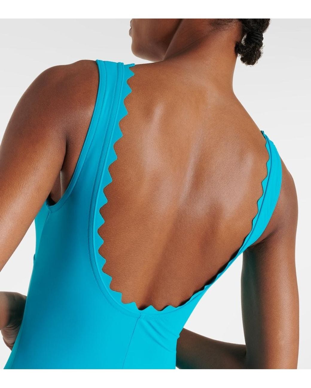 Karla Colletto Blue Ines Swimsuit