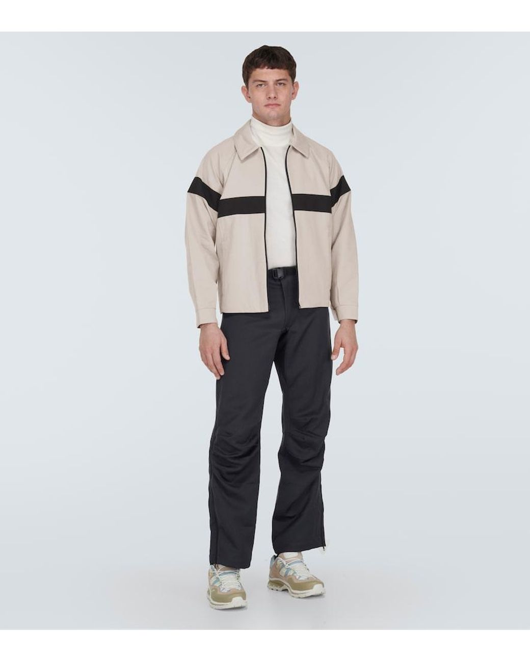 GR10K White Cotton Jacket for men