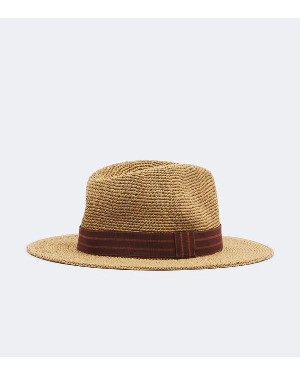 Eres Brown Marlon Raffia-Effect Panama Hat