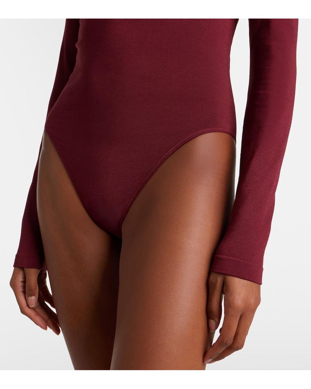 Wolford Red Berlin Bodysuit