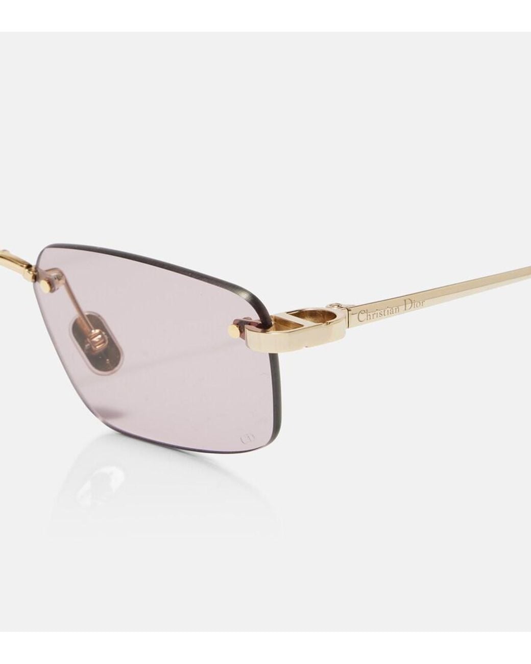 Dior Pink Cdior S4U Rectangular Sunglasses