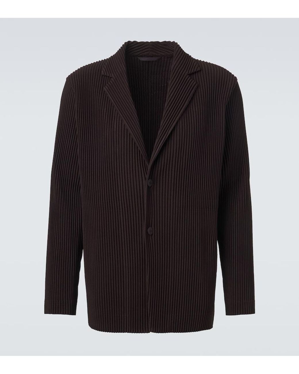 Homme Plissé Issey Miyake Black Tailored Pleats 2 Blazer for men