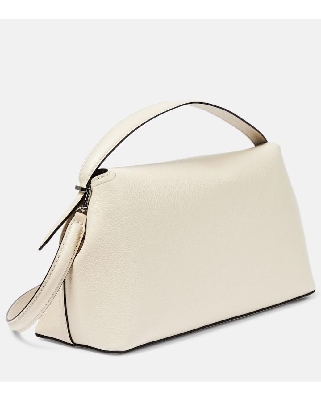 Totême  Natural T-Lock Medium Leather Tote Bag