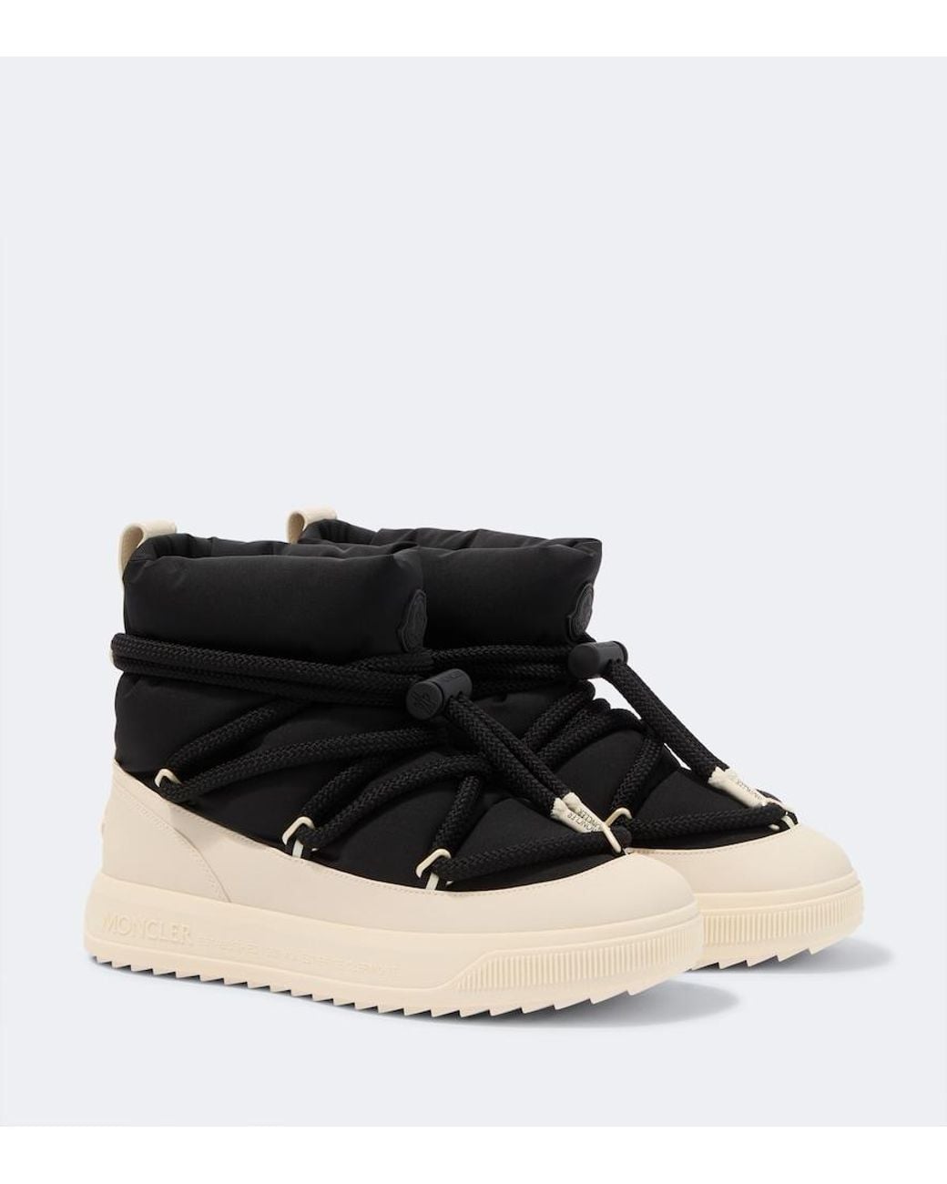 Moncler Black Altive Mid Snow Boots for men