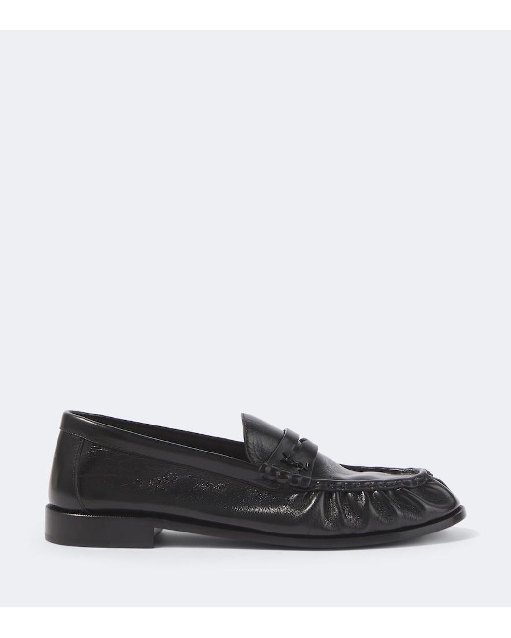 Saint Laurent Black Le Loafer Supple Leather Penny Loafers for men