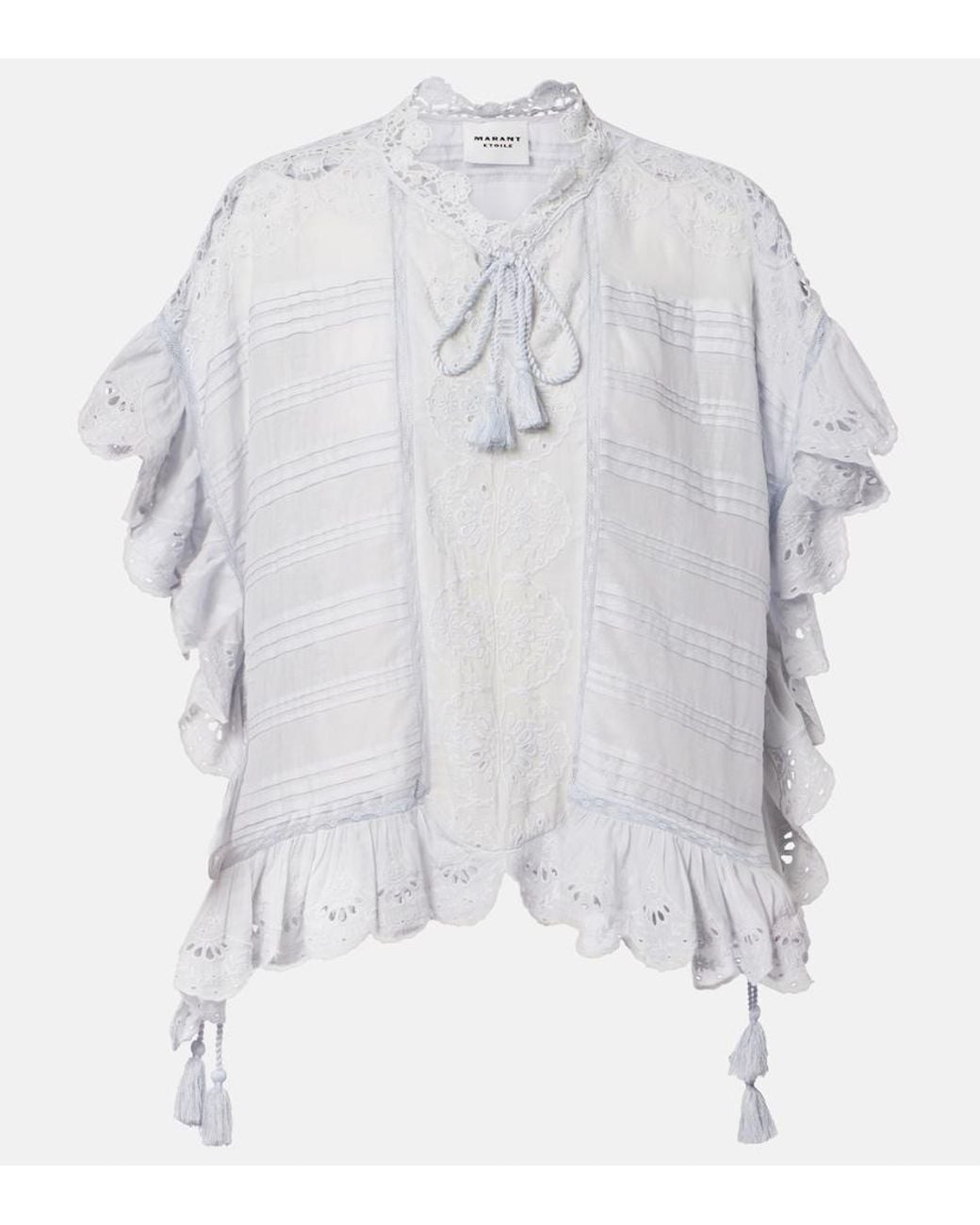 Isabel Marant Blue Marant Étoile Payton Lace Top