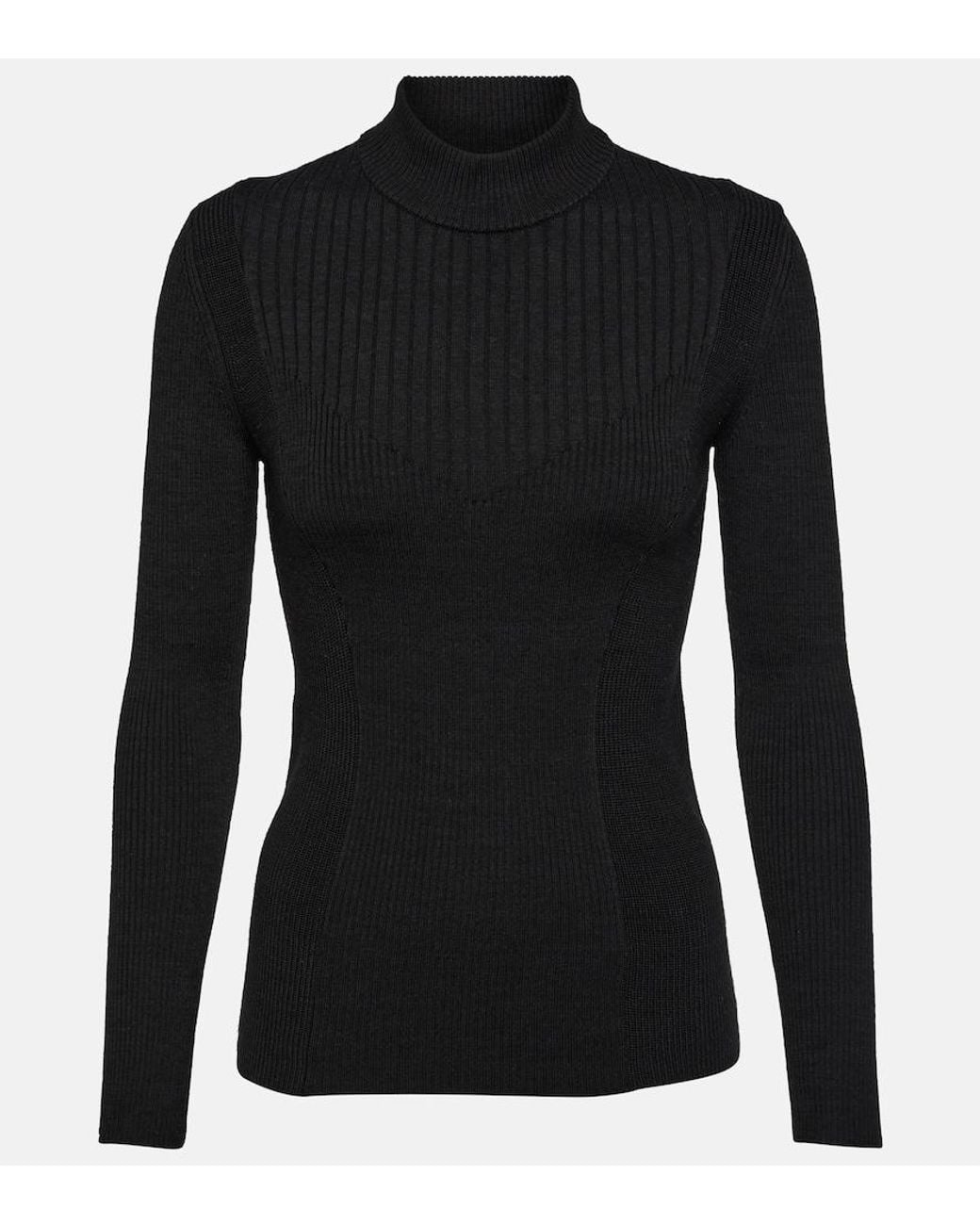 Isabel Marant Black Ickaria Wool-Blend Turtleneck Sweater