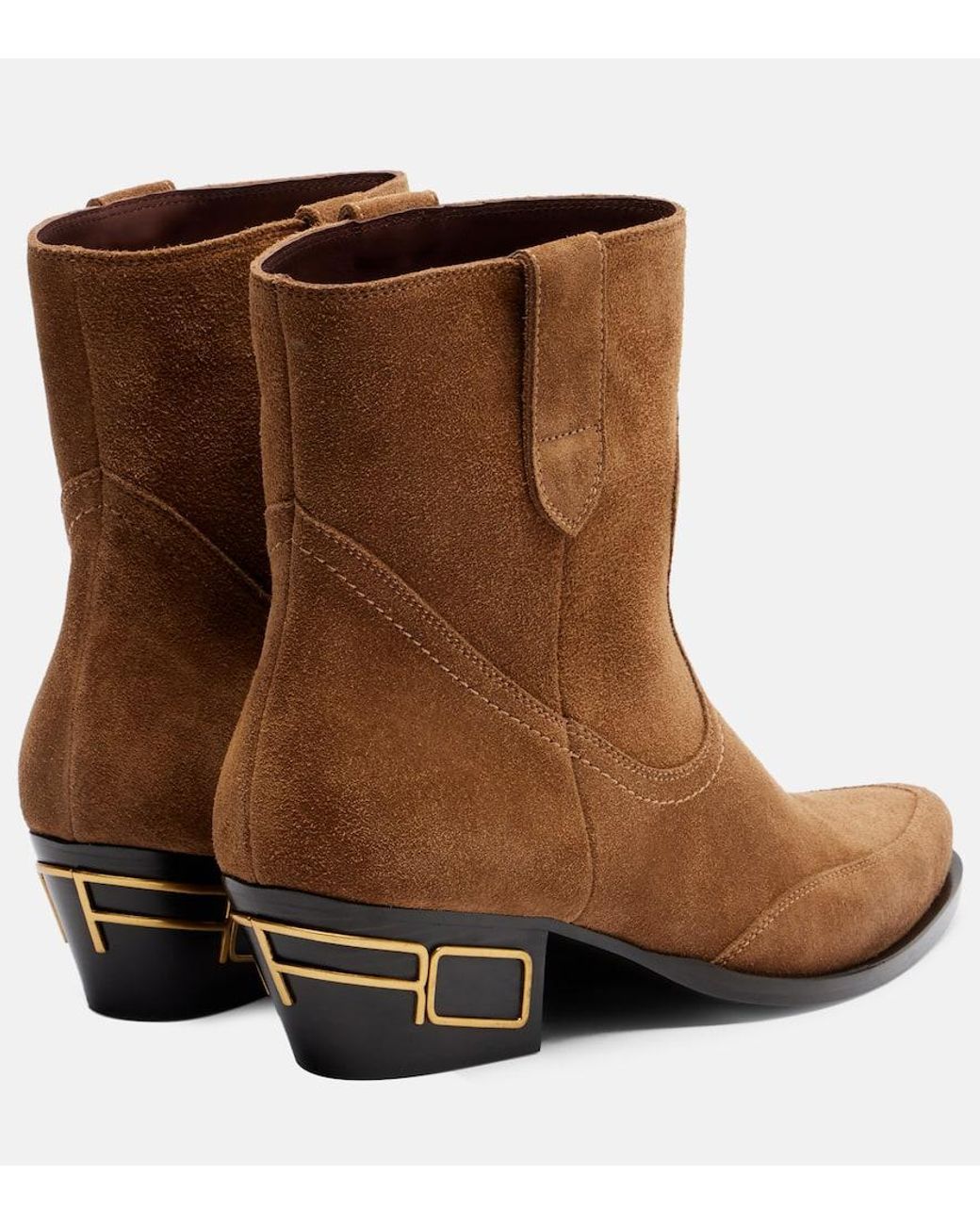 Etro Brown Suede Ankle Boots