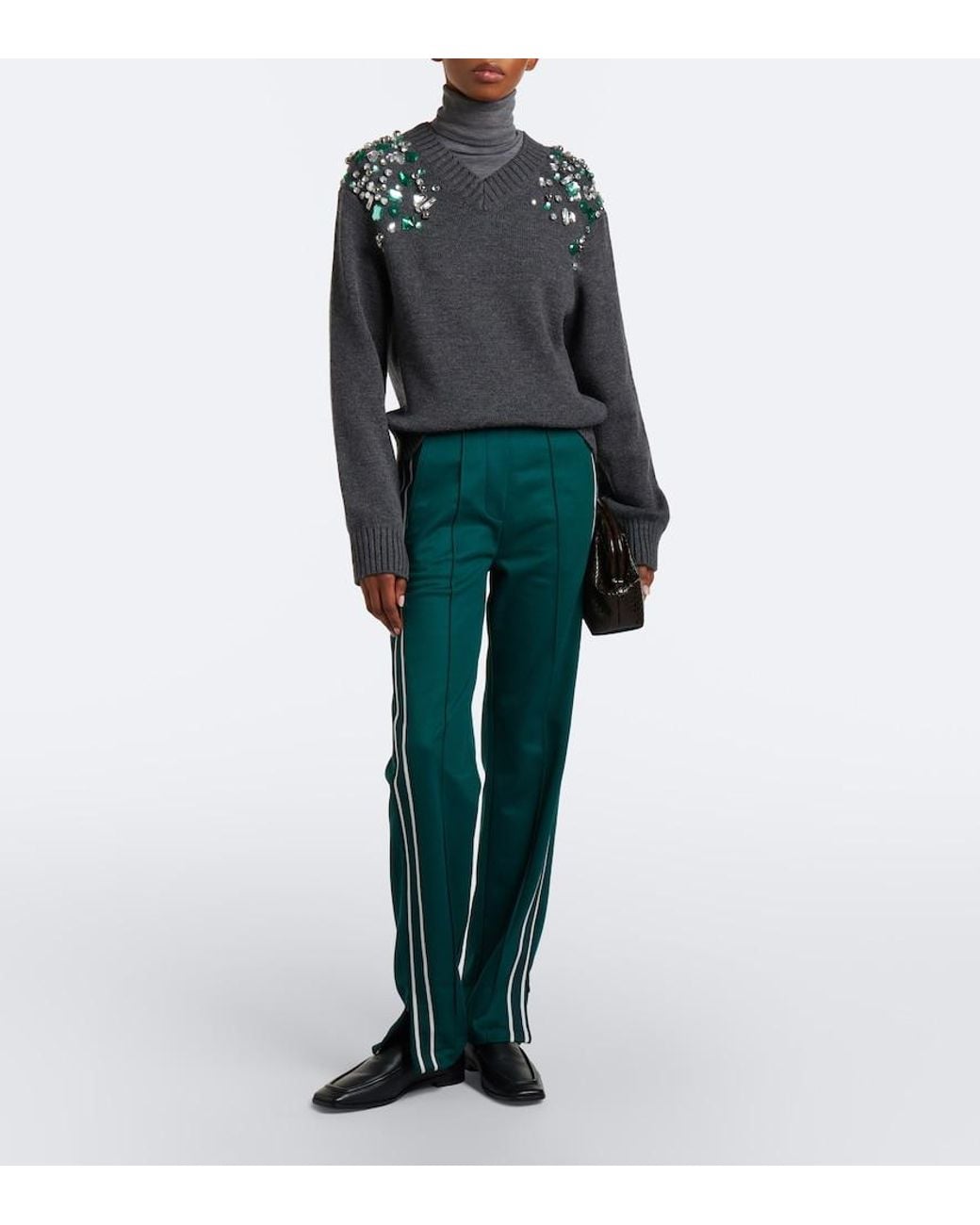 Dorothee Schumacher Green Everyday Cool Track Pants