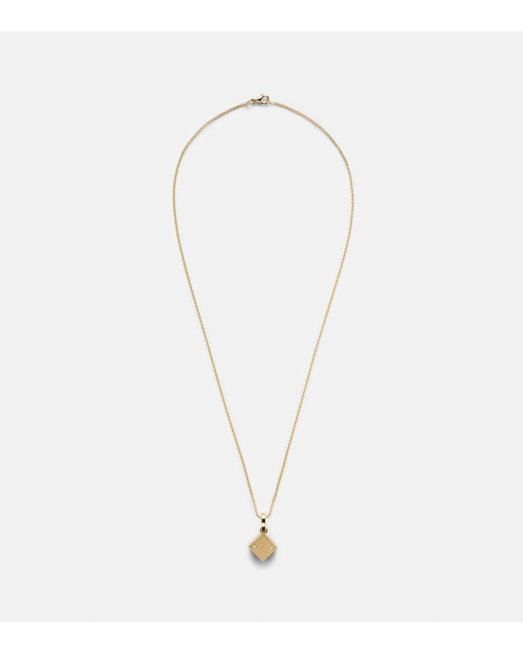 Marie Lichtenberg White Spiga 18Kt Necklace With Diamonds