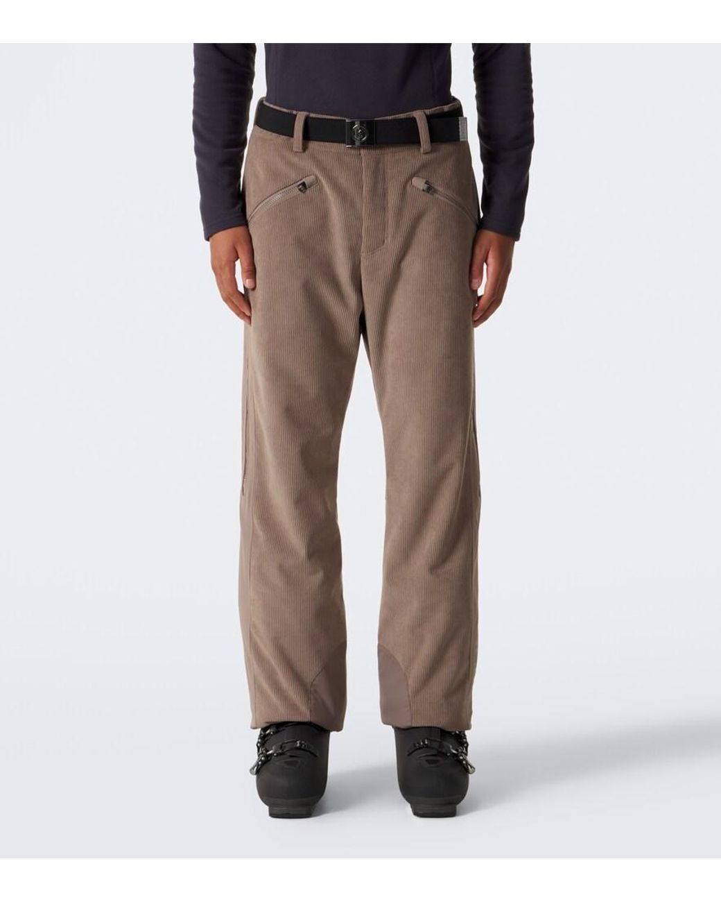 Bogner Brown Corven Belted Corduroy Ski Pants for men