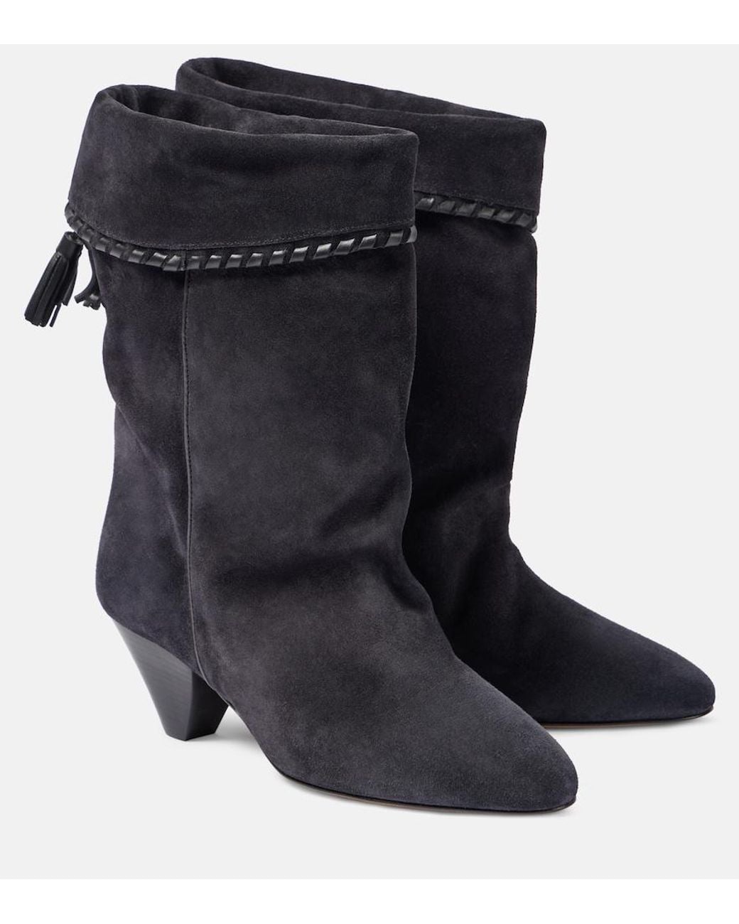 Isabel Marant Blue Dalby Suede Ankle Boots